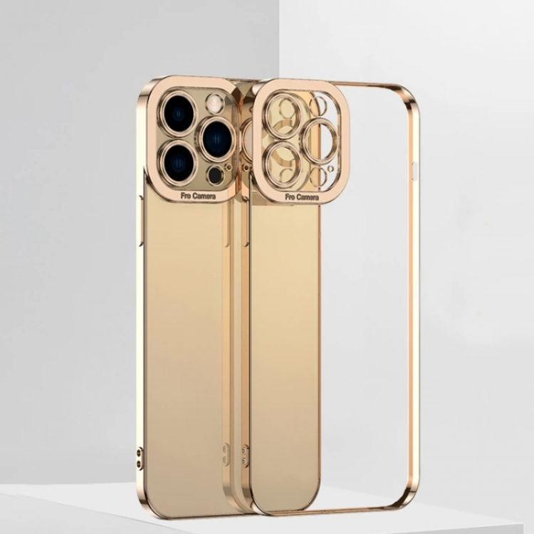 ALLY Fashion Series iPhone 12 Pro Case ColorfulSilicone Case with Edge Laser Frame-(5775)