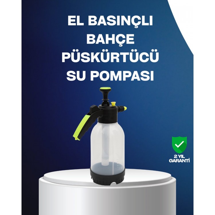 Ayarlanabilir Nozullu Basınçlı Köpük Pompası Araba Yıkama 2L Kapasiteli