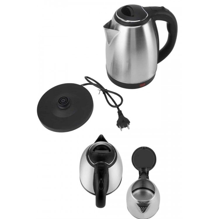 Electric Stainless Steel Water Heater Steel Kettle 1.8 Lt. Long Lasting