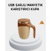 rechargeable Automatic Stirrer Mug Magnetic Mix Mug Stainless SteelInner Lining