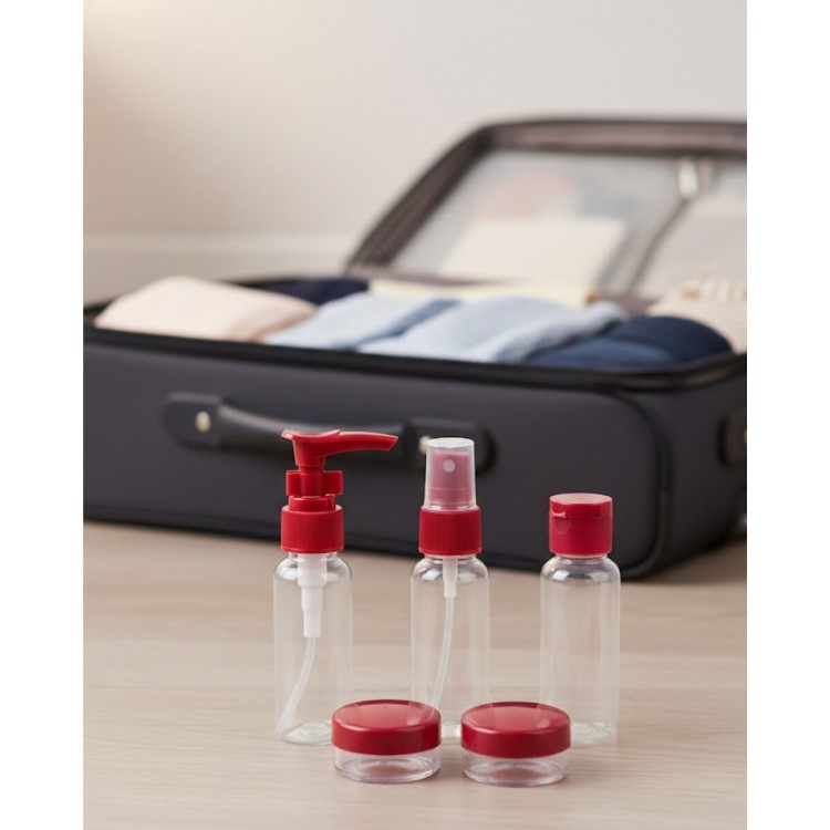 Taşınabilir 5 Parça Seyahat Kozmetik Dolum Seti 30 ml