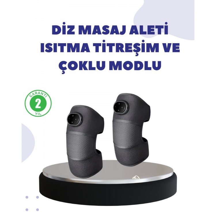 Diz ve Dirsek İçin Isıtmalı Masaj Dizlik Aparatı