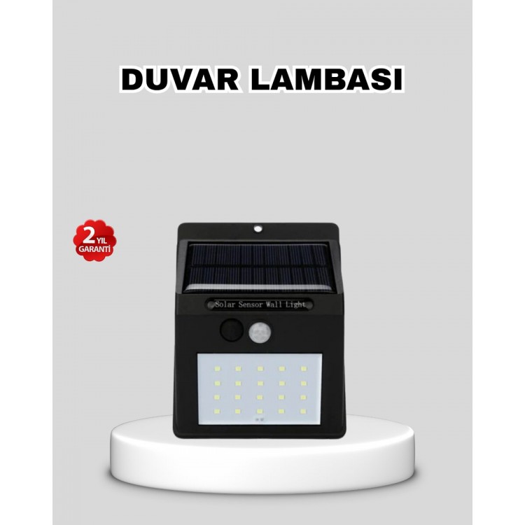 Solar Powered 20 LED Motion Sensor Lamp –IP65 Waterproof Outdoor Lighting