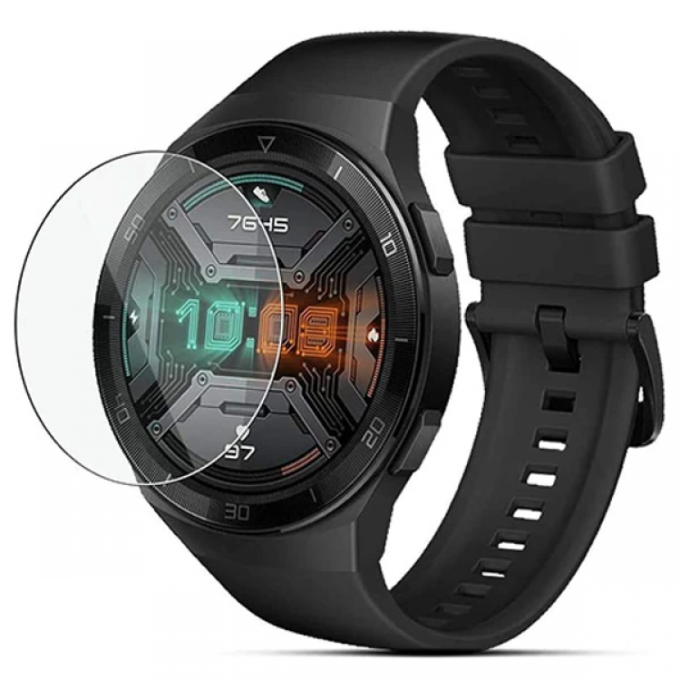 Huawei Watch GT2E Tempered Cam Kırılmaz Koruyucu-(5775)