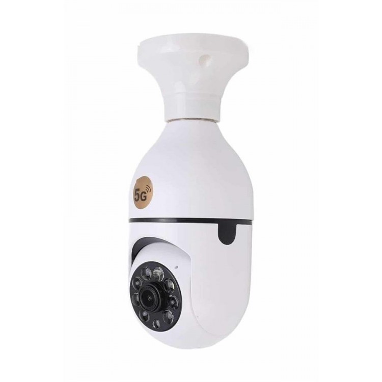Smart Camera Wifi Camera 360 with Bulb LookHighly Rotatable Home Camera