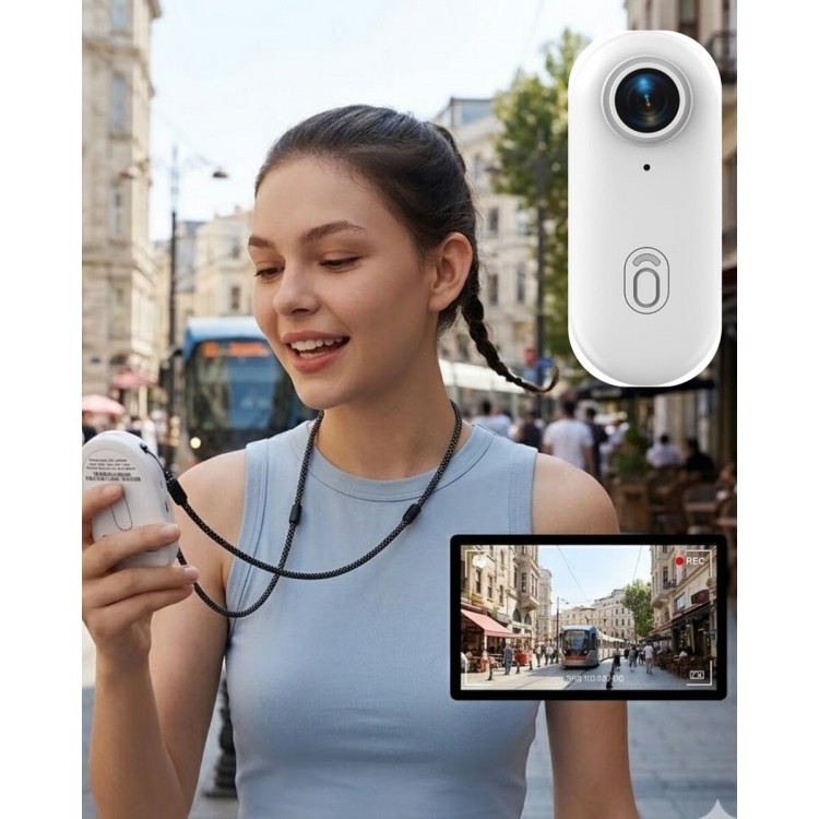 Su Altı Çekim Yapabilen Mini Kamera 30 Metre Waterproof WiFi Bağlantılı
