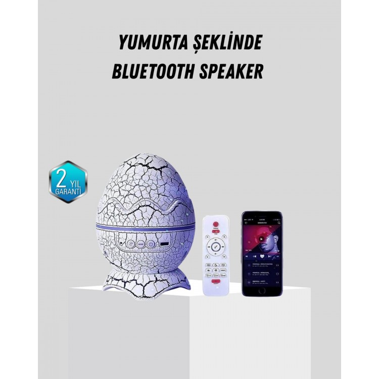 Dinozor Yumurta Gece Lambası Projektör – 14 Renk Seçeneği