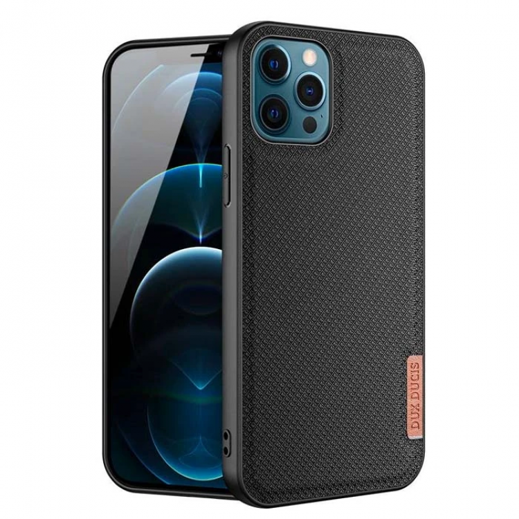 Dux Ducis Fino Series iPhone 12 Pro MaxCase Premium Woven Silicone Case-(5775)