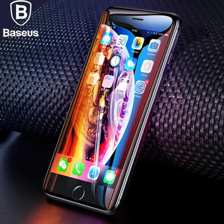 Baseus iPhone 8 Plus 7 Plus 6S-6Plus3D 023mm Full Unbreakable Glass Screen Protector-(5775)