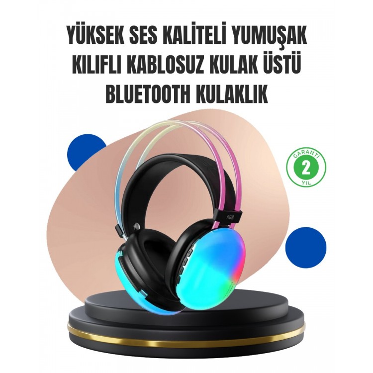 Konforlu Tasarımlı Kablosuz Gaming Kulaklık – Uzun Pil Ömrüyle