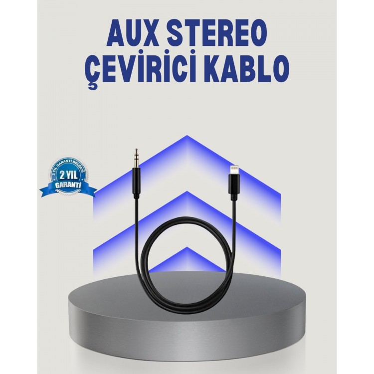 iPhone Lightning 3.5mm Aux Çevirici Kablo JH-023 Stereo Ses Aktarıcı