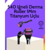 Titanium Derma Roller for Safe Use at Home –Black Handle