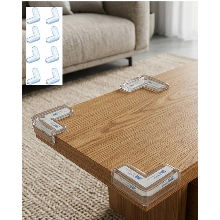 Transparent Corner Protector 8 Piece Set Child SafetyTable Corner Apparatus