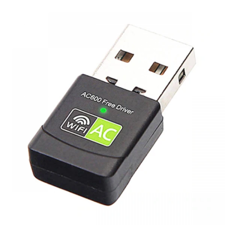 ALLY Dual Band 600 Mbps 2.4 GHz+5 GHz USB Wireless Wifi Adapter-(5775)