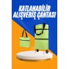 Alışveriş Çantası Katlanabilir Pazar Arabası Tekerlekli Pazar Arabası Katlanabilir
