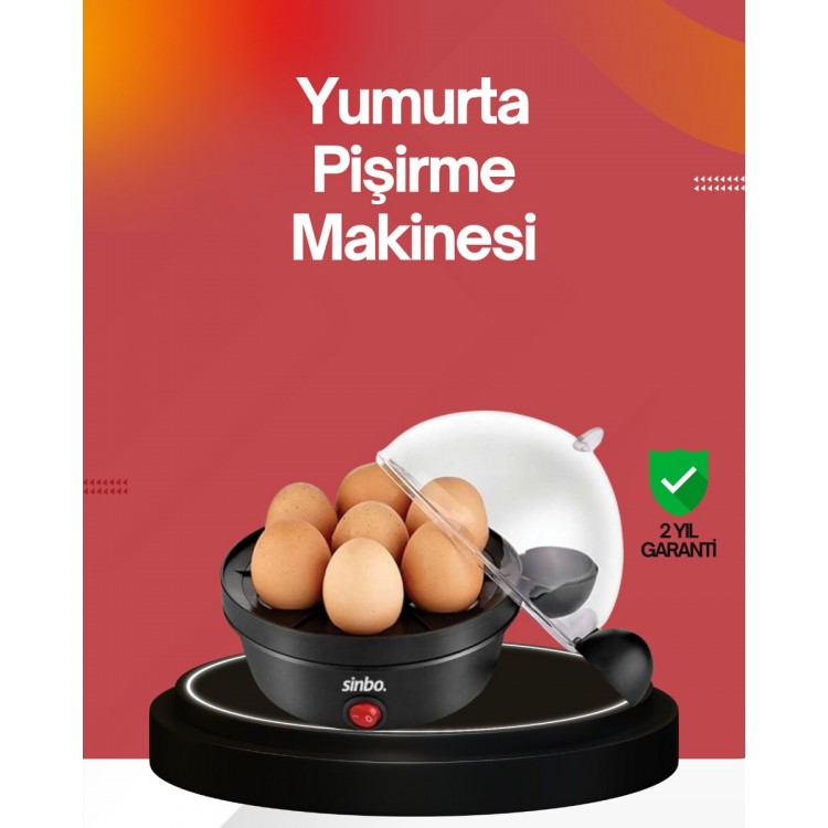 7 Yumurtalık Buharlı Yumurta Pişirme Cihazı Otomatik Kapanma Özellikli