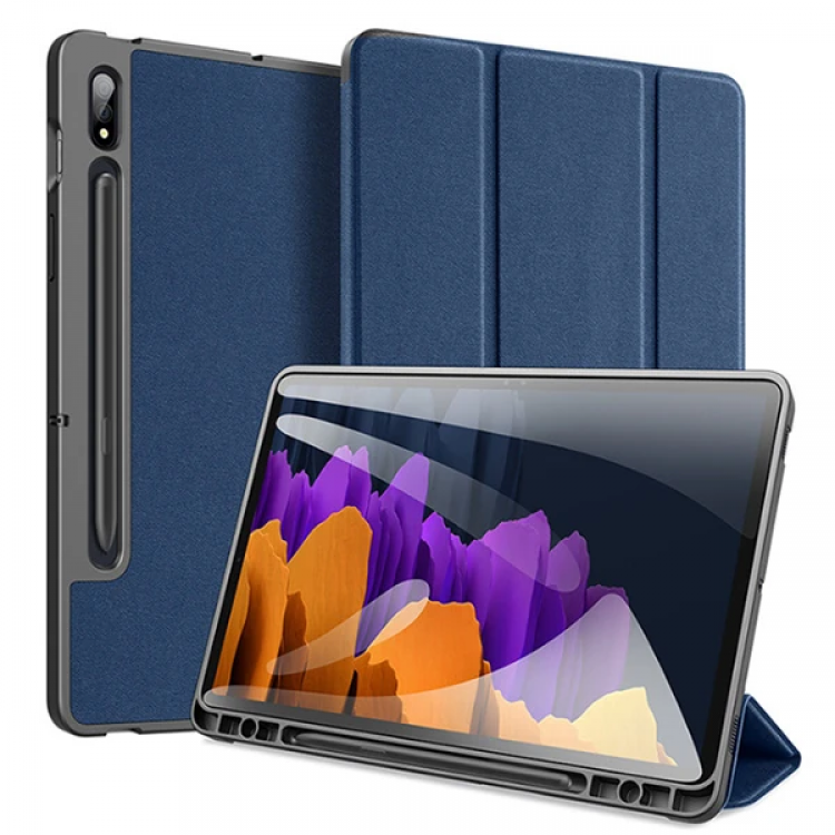 Dux Ducis SM Galaxy Tab S8 (X700/X706)S7 (T870/T875/T876B) Case Pen with Local MagnetDomo Series-(5775)