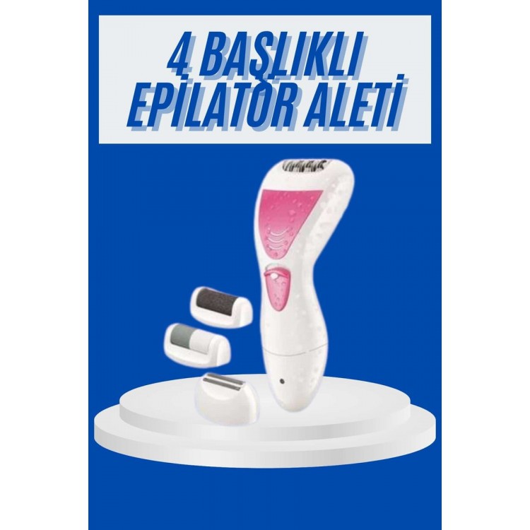 Profesyonel 4in1 Çok Amaçlı Epilasyon Aleti Şarjlı Pratik Taşınabilir