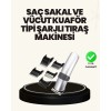 Bu tıraş makinesi, farklı saç ve sakal uzunluklarına göre ayarlanabilen 5 adet kesim tarağıyla birlikte gelir. Her tarak farklı bir kesim boyutuna karşılık gelir ve böylece kullanıcıya tam kontrol imkanı sağlar. Kısa kirli sakaldan uzun saç düzeltmeye kad