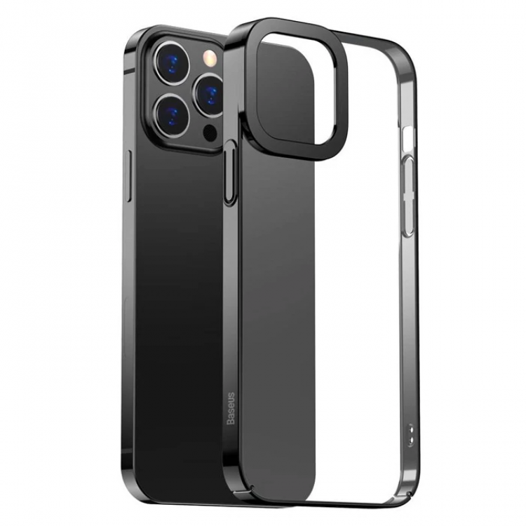 Baseus Glitter iPhone 13 Pro Max 6.7inchCase Colorful Edge Transparent Silicone-(5775)