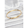 316L Çelik Gold Renk 65 mm İnce Kadın Kelepçe Bileklik 5886
