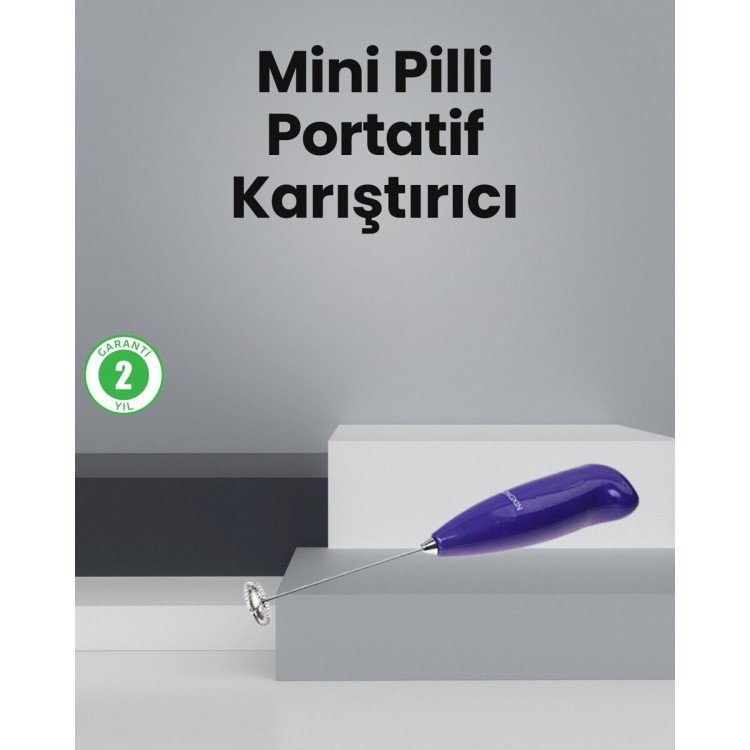 Mutfak İçin Mini El Mikseri – Kahve Süt Krema ve Sos Karıştırıcı
