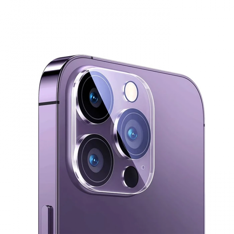 Baseus for iPhone 15 Pro/15 Pro MaxCrystal Series HD Glass Camera Protector 2 PiecesSet-(5775)