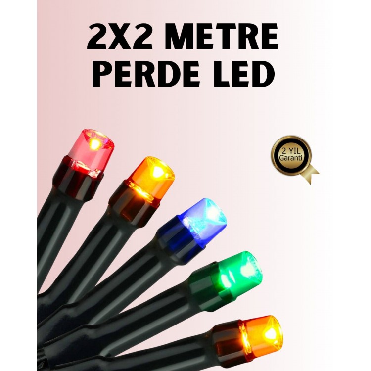8 Modes Timed LED Curtain Light –Garden and Balcony Decoration