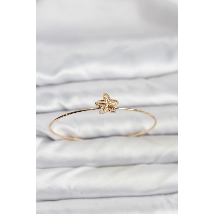 Yıldız Model Gold Renk Bileklik 5886