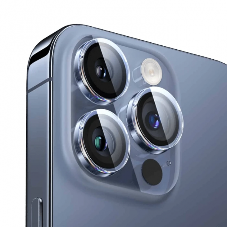 Baseus for iPhone 15 Pro/15 Pro MaxCorning Series HD Glass Camera Protector-(5775)