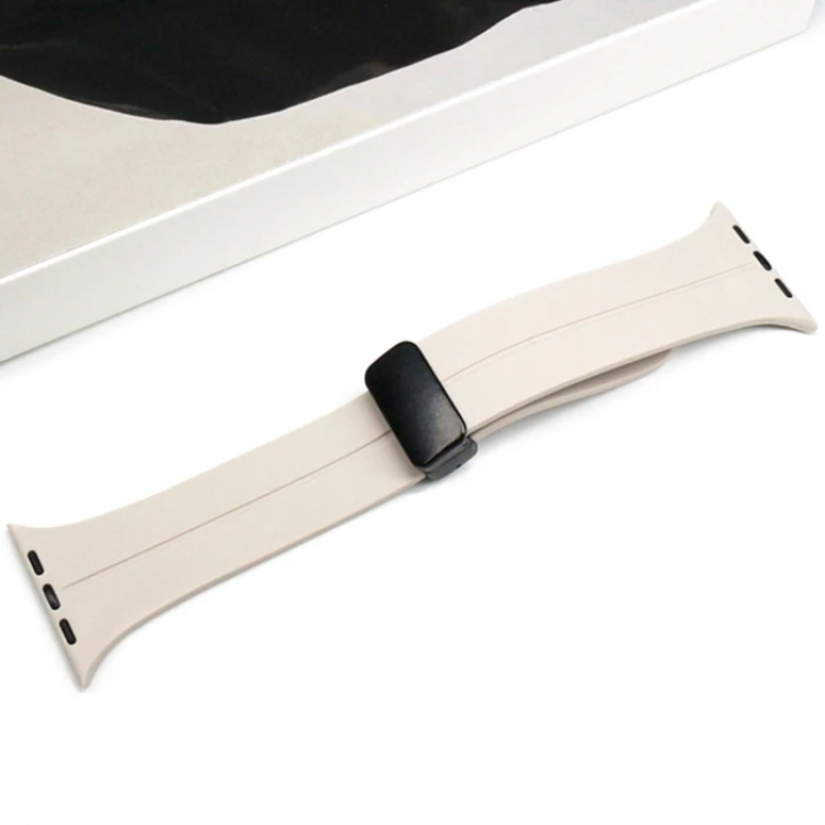 Ally Apple Watch 7-8 45mm 6-5-4 44mm Watch Ultra 49mm Magnetic Tip SiliconeStrap Cord 3-2-1 42mm-(5775)