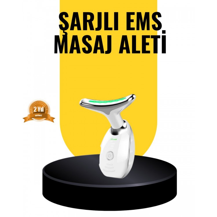 Kablosuz Şarjlı Yüz Masaj Cihazı | Cilt Yenileyici ve Nem Dengeleyici