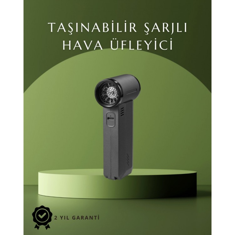 Araç İçi ve Ev İçin Güçlü Hava Üfleyici Toz Temizleme Makinesi