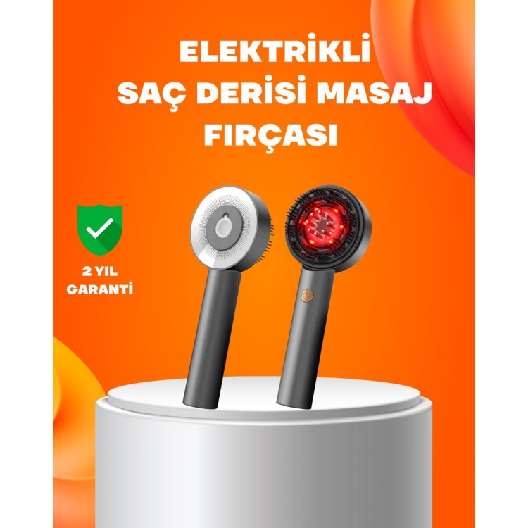 Red Light Therapy Scalp Massage Comb 3-Mode OilHazneli