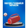 20W RMS çıkış gücüne sahip bu taşınabilir Bluetooth hoparlör, çift 57 mm sürücüsüyle yüksek kaliteli ve güçlü bir ses performansı sağlar. Hem bas hem tiz seslerde dengeli çıkış sunarak müziğin tüm detaylarını net şekilde duymanıza yardımcı olur. Bluetooth