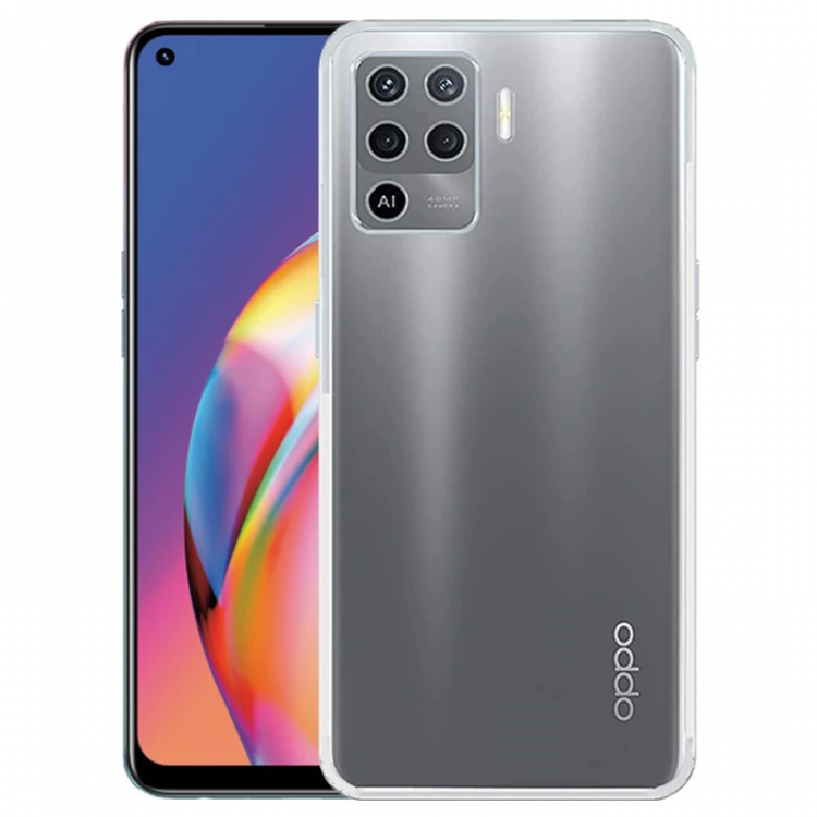 Ally OPPO F19 Pro Case Camera Protection UltraThin Transparent Silicone Case-(5775)