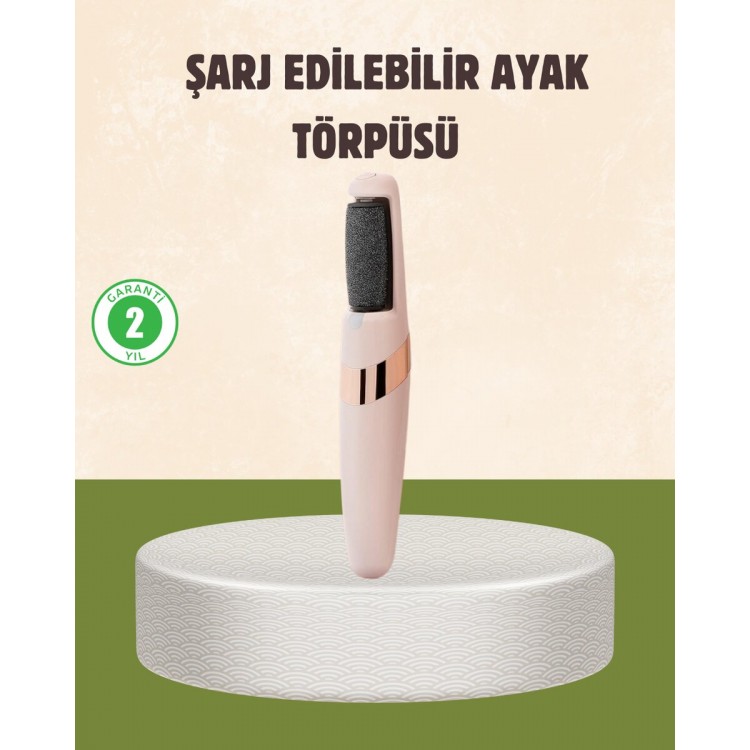 İki Hızlı Elektrikli Ayak Törpüsü Pürüzsüz Topuk Bakımı