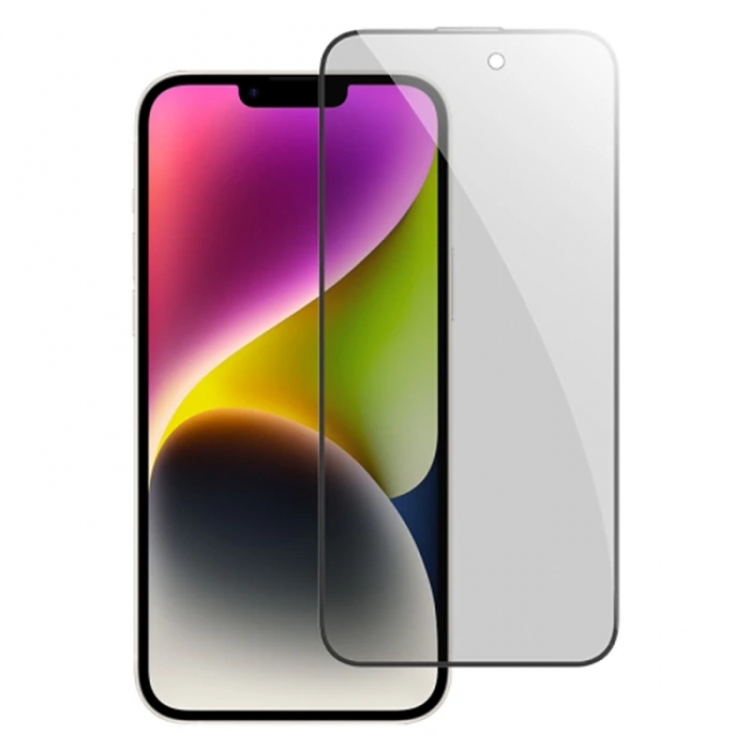 Ally iPhone 14 Privacy Ghost Full Protection TemperedGlass Screen Protector-(5775)