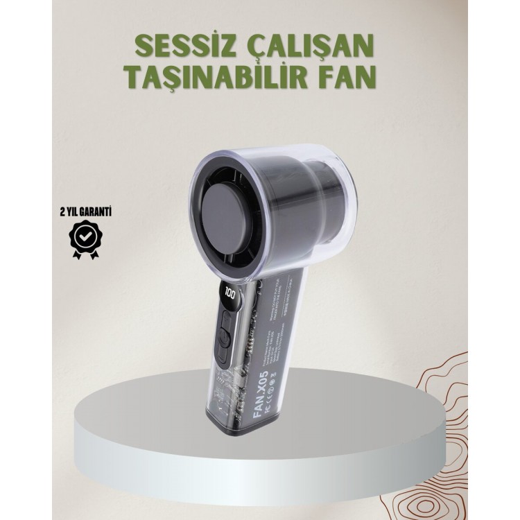 100 Stage Adjustable Mini Fan | With Digital DisplaySerinletici