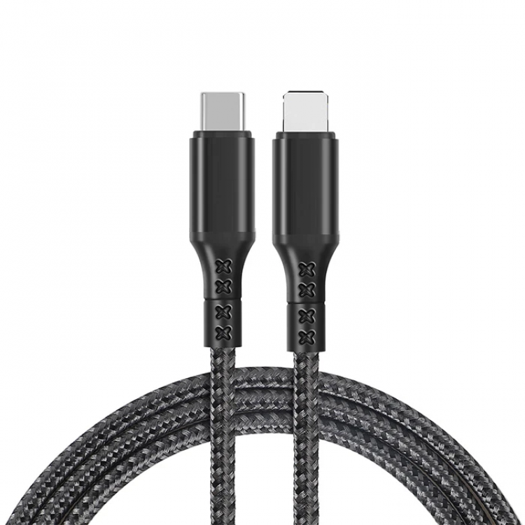 ALLY 1mt 27W Type-C To iPhone LightningSuper Speed ​​Data and Charging Cable Current andHeat Protected Rope-(5775)