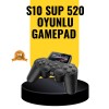 2025 A Kalite S10 Gamepad 520 Oyunlu TV Bağlantılı Retro Atari Konsolu