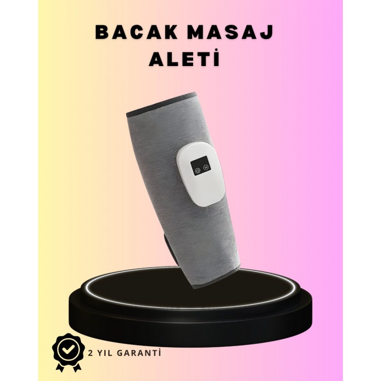 3 Kademeli Hava Basınçlı Isıtmalı Baldır Masaj Aleti – Titreşimli ve Kablosuz Kullanım