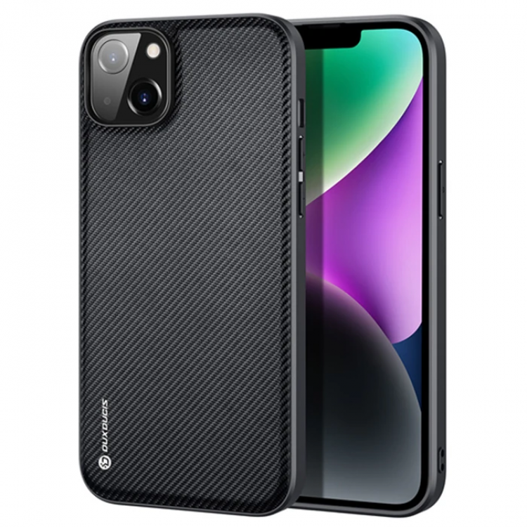 Dux Ducis Fino Series iPhone 14 Plus 6.7 inch Case Premium Woven Silicone Case-(5775)