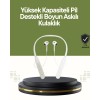 Konforlu kullanım ve uzun pil ömrü isteyenler için tasarlanan bu Bluetooth kulaklık, 100 saate kadar kesintisiz müzik keyfi sunar. Güçlü bataryası sayesinde sık şarj etme ihtiyacını ortadan kaldırır. Boyun askılı yapısı kulaktan düşmeyi engeller ve özelli