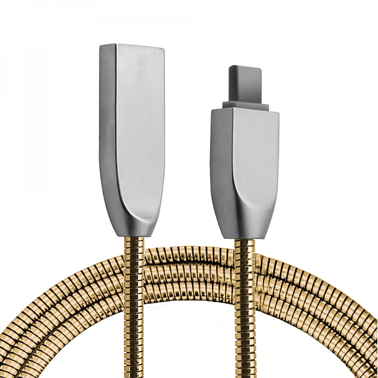 Ally Usb Type-C Zinc Alloy Durable 24A Metal Usb Cable-(5775)