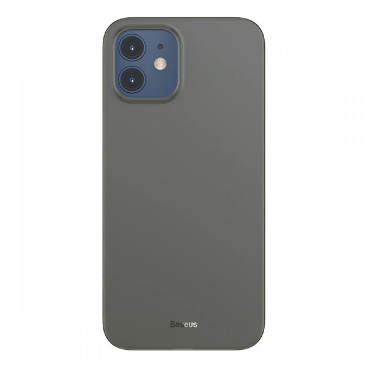 Baseus Wing Case iPhone 12 6.1 CaseUltra Thin Lux Matte Transparent Case-(5775)