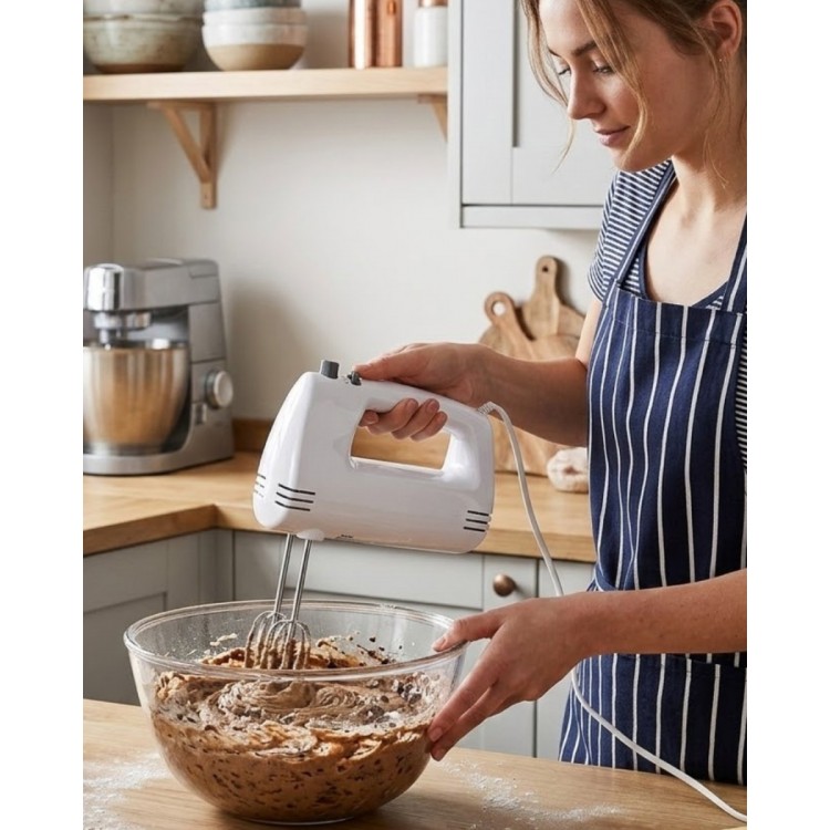 Electric Hand Mixer 250W 5 Speed ​​Level Doughand Cake Mixer