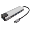 ALLY 5IN1 USB 3.1 Type C ToHDMI 2xusb 3.0 RJ45 Ethernet Converter Adapter-(5775)