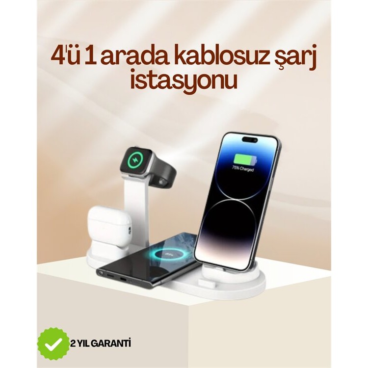 Wireless Charging That Can Charge 4 Devices at the Same Timestation – Versatile and Practical Design