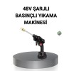 Kablosuz Basınçlı Yıkama Makinesi – 48V Güçlü Motor 2 Pil ve Köpük Hazneli